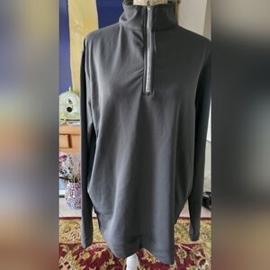 Peter Millar Women's Perth Gray Half-Zip Pullover Size M